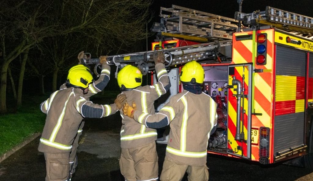 Underground car park fire forces residents from Nottingham flats